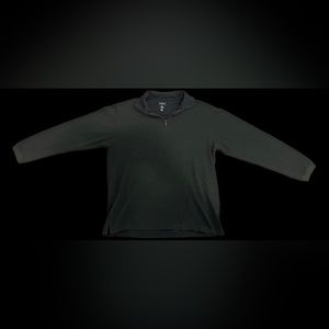 Dark green quarter zip